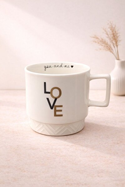 YzHome Acar Porcelain Luxury Love Patterned Coffee Soft Drink Tea Cup Mug 325ml