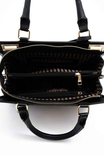 Silver Polo 1174 Women's Handbag Brown Yellow
