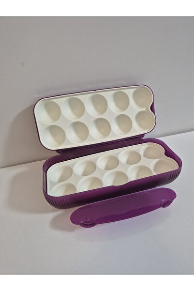 Tupperware 10-Pack Egg Storage and Transport Container Purple