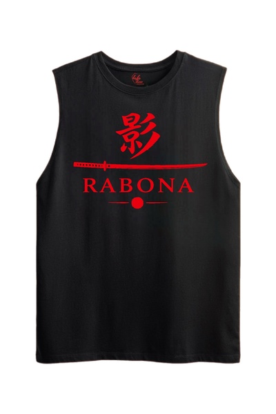 Rabona Fashion شادو بليد – تي شيرت/قميص داخلي مطبوع بتصميم رابونا ساموراي (اخ...