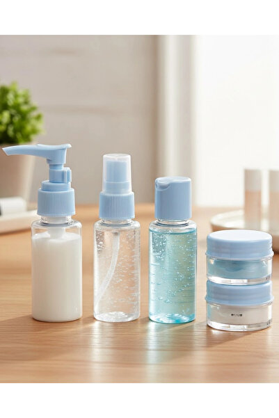 TakÇalıştır Ieg ™   Set of 5 Transparent Refillable Bottles for Travel 30 ml