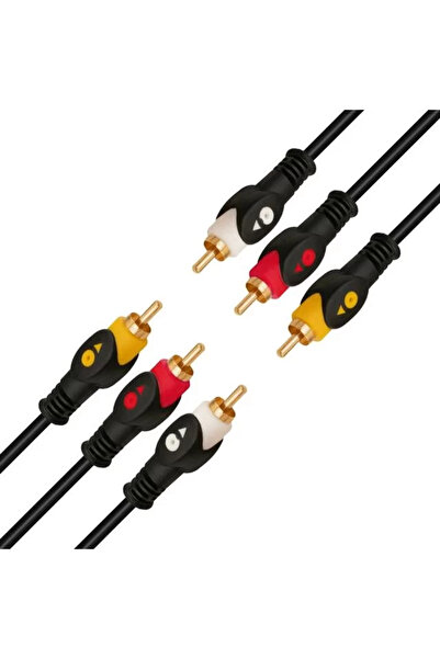 Epilons 1.5 Meter 3Rca-3Rca Cable