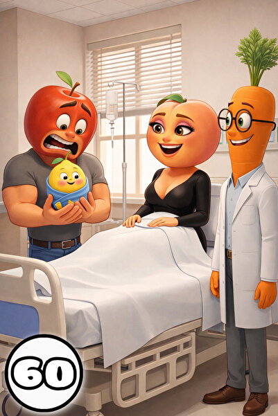 Brainrot Carte de colorat - 60 de ilustratii - Frruits Dramas , A4