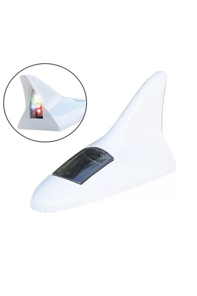 Epilons Solar Led Işıklı Shark Oto Anten Lambası