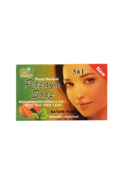 Desert Breeze صابون البابايا مع أوراق الشاي 5 في 1 - 135 جرام