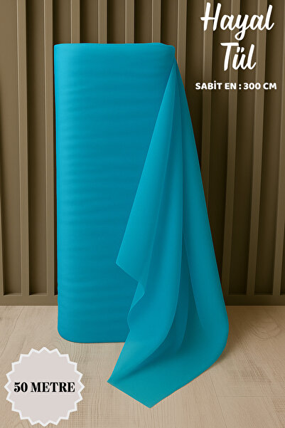 Mortex Turquoise Dream Tulle Length 50 Mt En Sabit 3 Mt Engagement, Henna Wed...