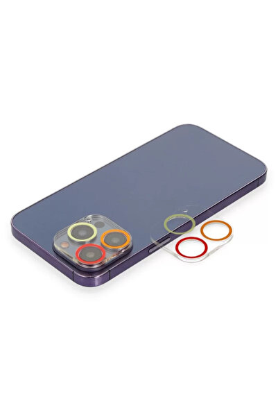 Beta Moda Hub Newface iPhone 12 Pro Color Camera Lens Protection Glass - Oran...