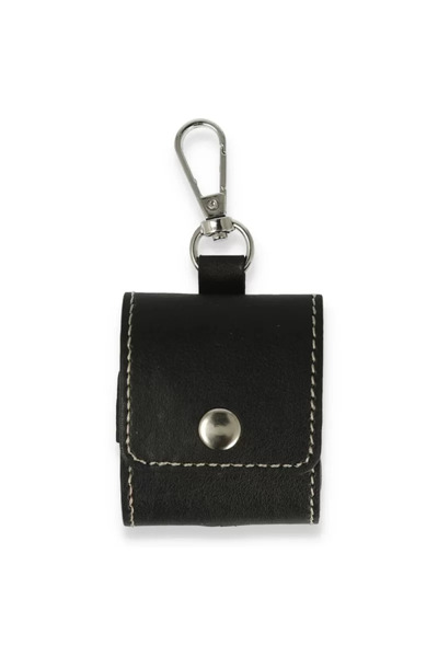 TeknoKapsül حافظة نيو فيس ايربودز برو (الجيل الأول) مع حزام - أسود