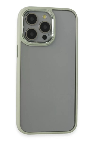 Beta Moda Hub حافظة نيو فيس لهاتف آيفون 14 برو ماكس مصنوعة من السيليكون - أخضر