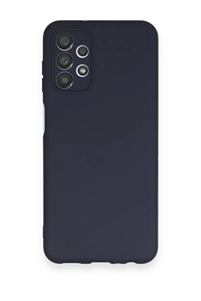 ZEMİRA HOME جراب Newface لهاتف سامسونج جالاكسي A13 4G أول سيليكون - أزرق داكن