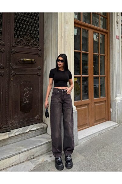 Aida Fashion Denim Barel Jeans yıkamalı