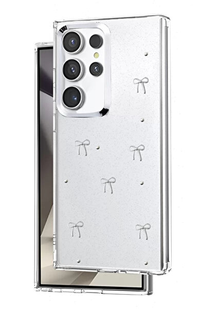 ZEMİRA HOME Newface Samsung Galaxy S23 Ultra Bow Pattern Cover - Pattern 1