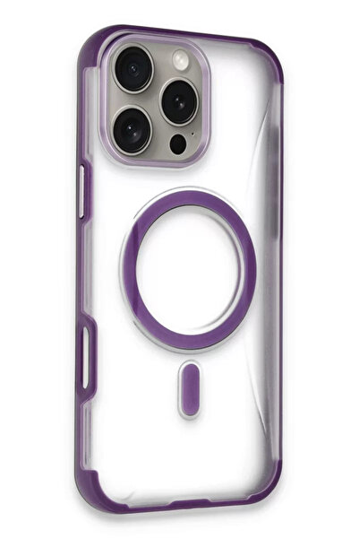 TeknoKapsül غطاء جوكو لهاتف آيفون 14 برو ماكس هيلتون ماجسيف - بنفسجي غامق