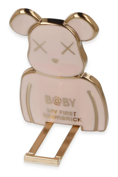 TeknoKapsül دمية دب ستاند من نيو فيس أسترو - وردي