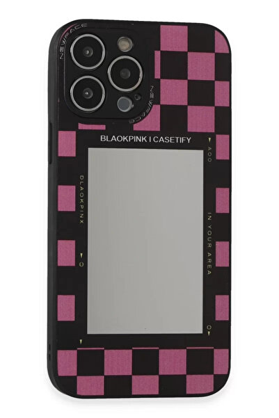 TeknoKapsül غطاء حماية نيو فيس لهاتف ايفون 13 برو ماكس بنمط مرآة - مرآة - 8