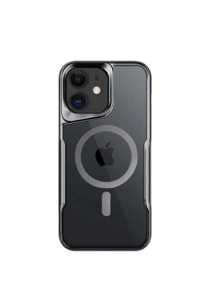 Beta Moda Hub حافظة Newface لهاتف آيفون 12 Boyi Magsafe من السيليكون - رمادي ...