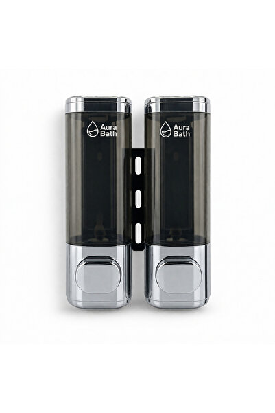 Aura Bath موزع صابون سائل وشامبو عملي مثبت على الحائط للمطبخ والحمام - تصميم ...