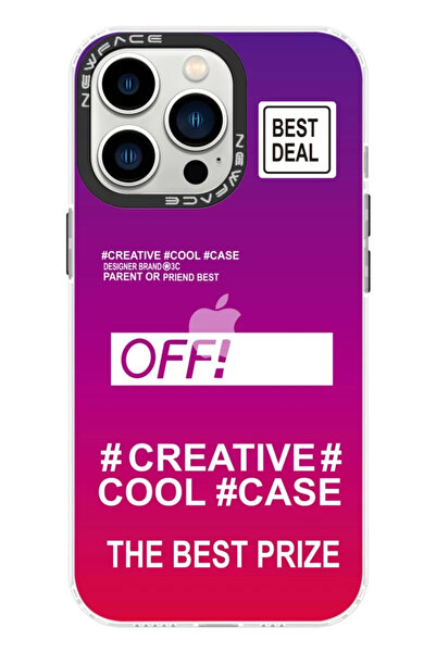 TeknoKapsül غطاء حماية نيو فيس لهاتف ايفون 13 برو ماكس بنمط استوريل - استوريل...