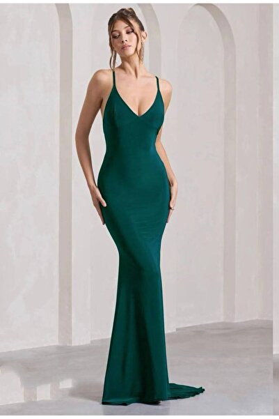 hipnoz butik Women's Backless Long Dress with Rope Straps