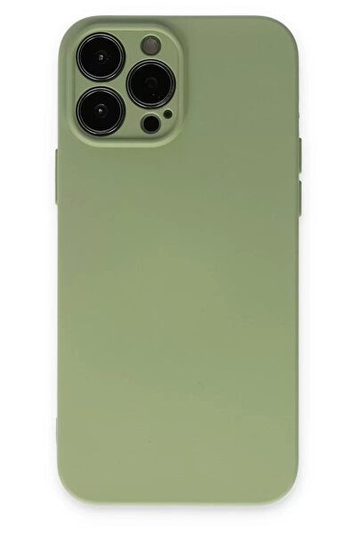 ZEMİRA HOME Newface iPhone 13 Pro Case Nano Velvet Silicone - Green