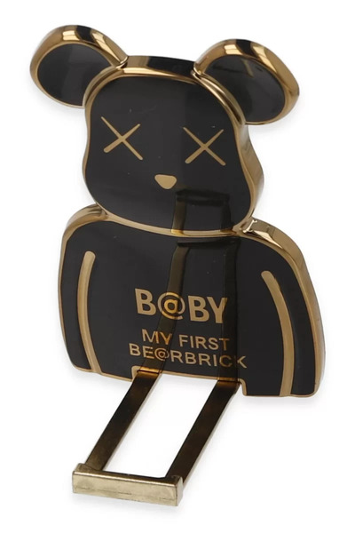 TeknoKapsül دمية دب ستاند من نيو فيس أسترو - أسود