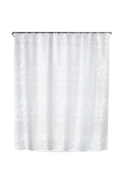 Vilde Perdea de duș impermeabilă cu cârlige 180 × 180 cm