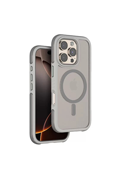 Beta Moda Hub غطاء فينكو ايفون 16 برو ماكس أوربت ماجسيف - رمادي تيتانيوم