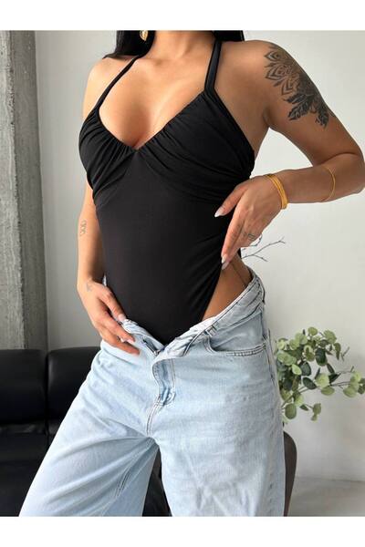 Aida Fashion Askılı bodysuit