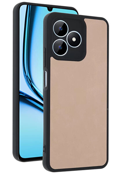 Beta Moda Hub Newface Realme Note 50 4G حافظة جلدية من نوع Aras - بودرة