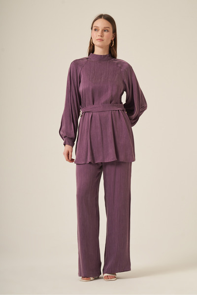 FTZ WOMEN Women's Zeugma Silk Kupra Set Plum 31312