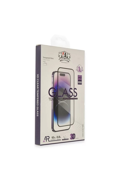 Beta Moda Hub Newface Apple iPhone 16 Pro Bilvis 3D واقي شاشة زجاجي
