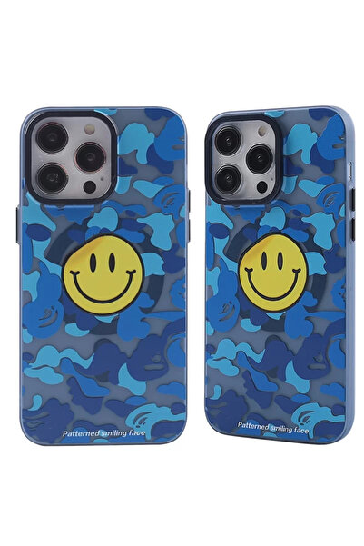 TeknoKapsül حافظة Newface لهاتف iPhone 13 Pro Apollo Magneticsafe - أزرق أبول...