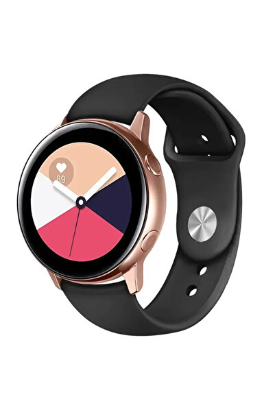 TeknoKapsül ساعة نيو فيس 20 ملم كلاسيكية - أسود