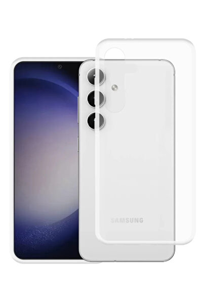 ZEMİRA HOME حافظة نيو فيس لهاتف سامسونج جالاكسي S24 من السيليكون الشفاف الفاخر