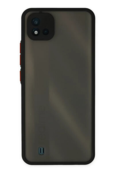 TeknoKapsül غطاء حماية سيليكون مونتريال لهاتف Realme C11 2021 من Newface - أسود