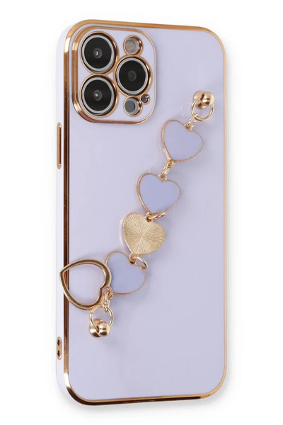 TeknoKapsül حافظة آيفون 13 برو ماكس من نيوفايس إسيلا سيليكون - أرجواني