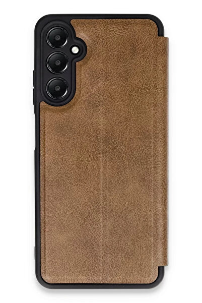 ZEMİRA HOME حافظة فليب لهاتف سامسونج جالاكسي A25 5G من نيو فيس - تان