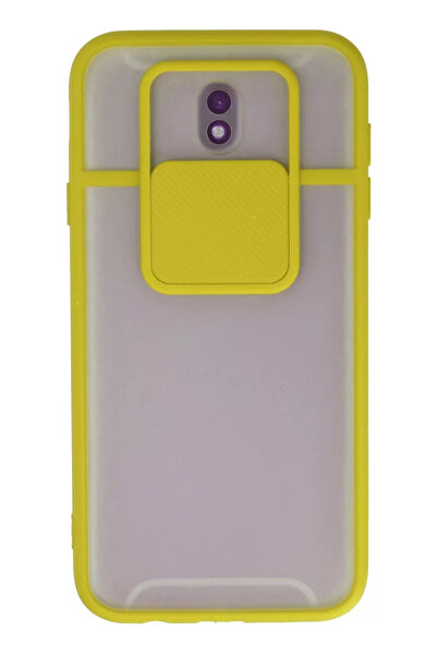 ZEMİRA HOME حافظة هاتف سامسونج جالاكسي J7 برو / J730 من نيو فيس، كاميرا منزلق...