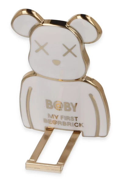 Beta Moda Hub دمية دب ستاند من نيو فيس أسترو - أبيض