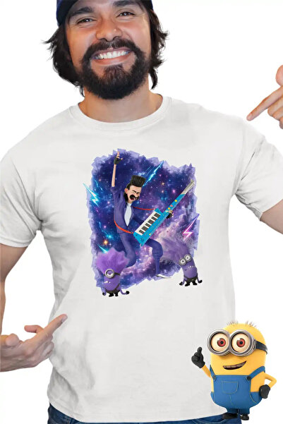 OEM Ανδρικό T-shirt Μπάλθαζαρ Κακά Μίνιονς Απαισιότατη Κιθάρα