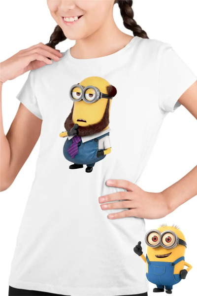 OEM Παιδικό Κοριτσίστικο Μπλουζάκι Μίνιονς Φιλόσοφος Καθηγητής Εγώ, ο Απαισιό