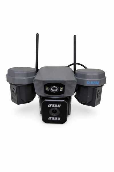 O-KAM PRO O-KAM 204 PLUS 3 Lens WiFi Güvenlik Kamerası | Gece Görüşlü, Hareket Takipli