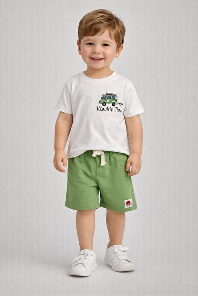 Honey Kids Erkek çocuk şortlu alt üst takım