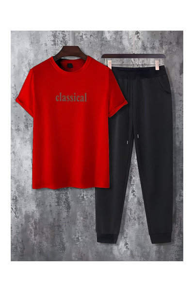 LAYORA Σετ φόρμας Unisex 2 τεμαχίων Classic Printed