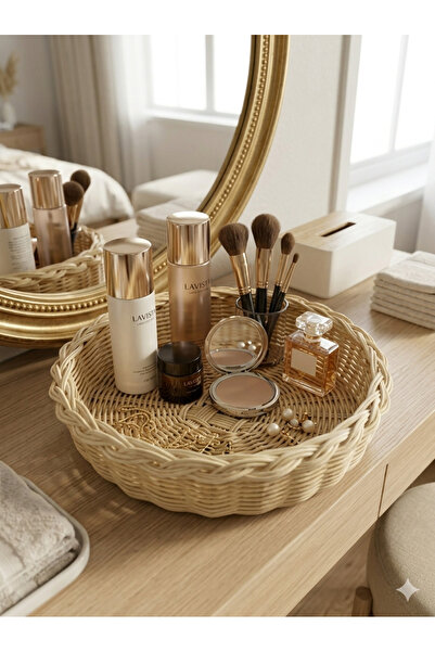 Niobehome Rattan Bambu Dekoratif Sepet