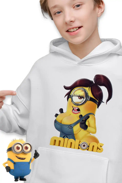 OEM Детски суичър за момчета Миньони Марлена Миньони от  "Аз, проклетникът "