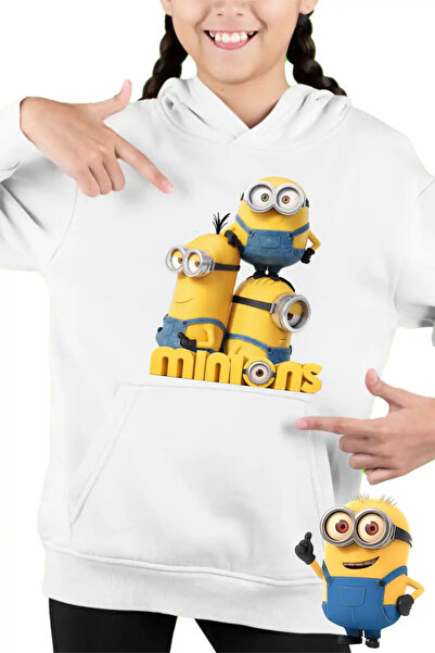 OEM Παιδικό Φούτερ για Κορίτσια - Ομάδα Μίνιονς - Εγώ, ο Απαισιότατος