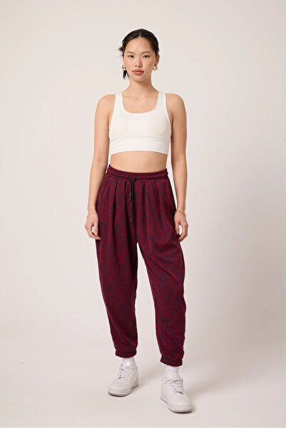 SUPERBLUE Γυναικείο αθλητικό παντελόνι σαλβάρι με σχέδια σε στυλ δρόμου από ζ...