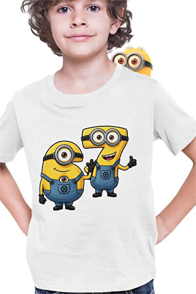 OEM Παιδικό Μπλουζάκι για Αγόρια Μίνιονς Έξι Επτά 67 Έξι Επτά Εγώ, ο Απαισιό