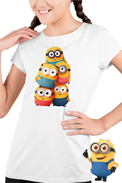 OEM Παιδικό Κοριτσίστικο Μπλουζάκι Μίνιονς Εγώ, ο Απαισιότατος